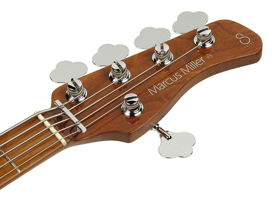 Sire P5 A5 Marcus Miller 5-snarige passieve basgitaar dark red