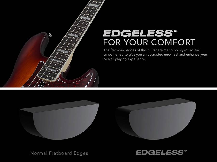 Sire P7+ A4 Marcus Miller 4-snarige actieve basgitaar tobacco sunburst