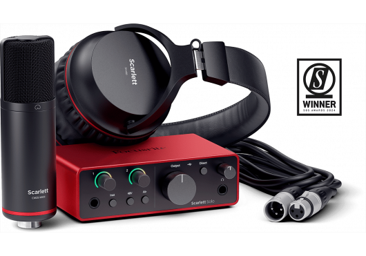 Focusrite Scarlett Solo Studio 4th Gen studiobundel