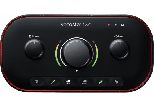 Focusrite Vocaster Two podcast-interface
