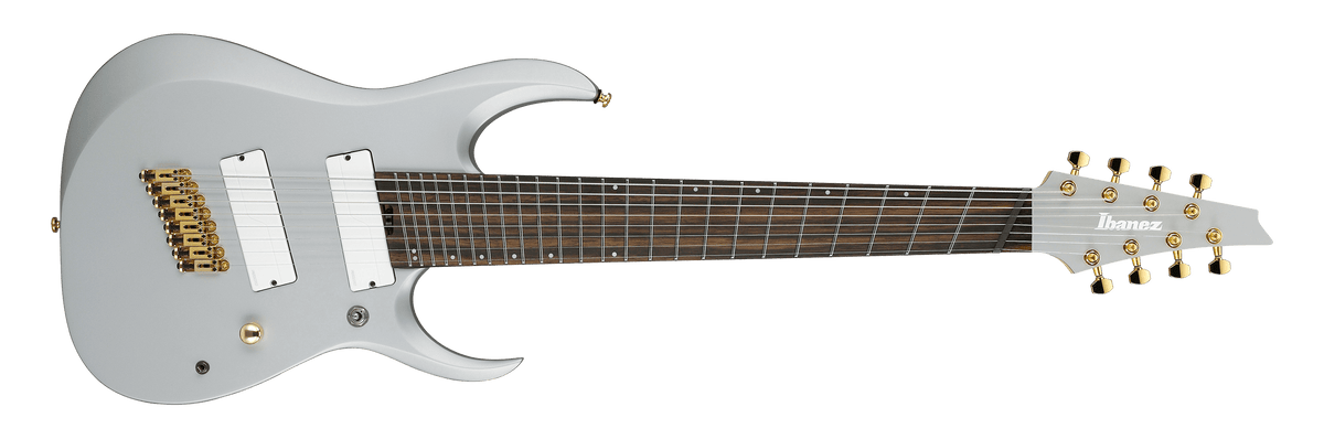 Ibanez RGDMS8-CSM – 8-snarige multiscale elektrische gitaar – Classic Silver Matte