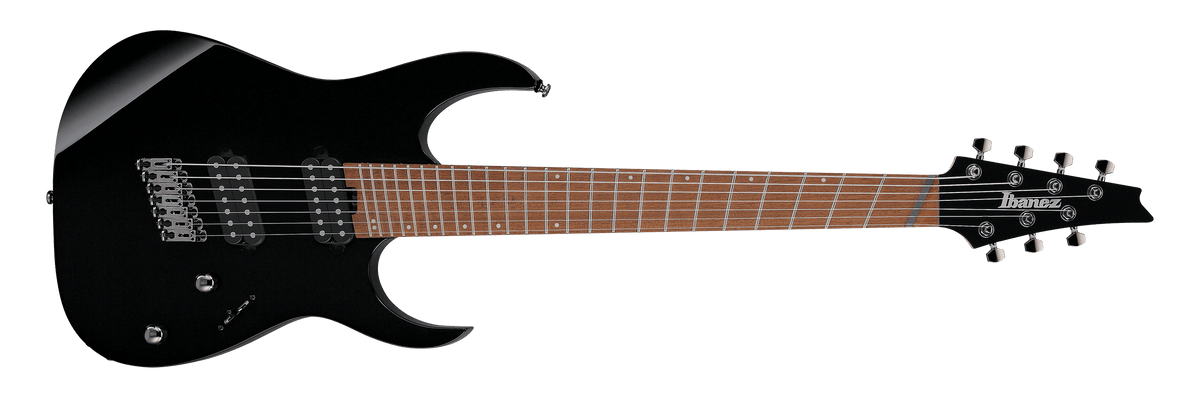 Ibanez RGMS7-BK – 7-snarige multiscale elektrische gitaar – Black