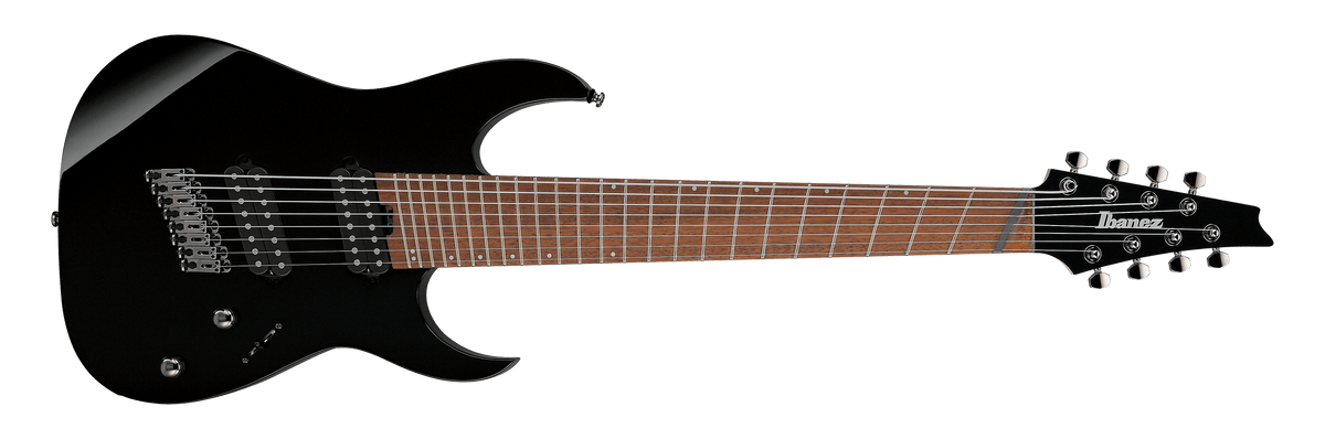Ibanez RGMS8-BK – 8-snarige multiscale elektrische gitaar – Black