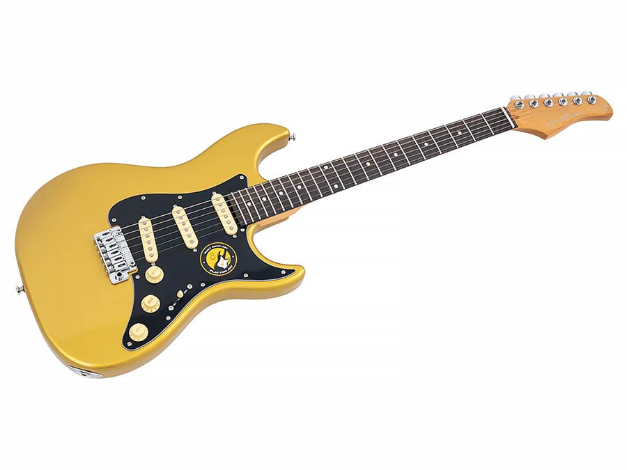 Sire S3N Larry Carlton elektrische gitaar s-style metallic gold