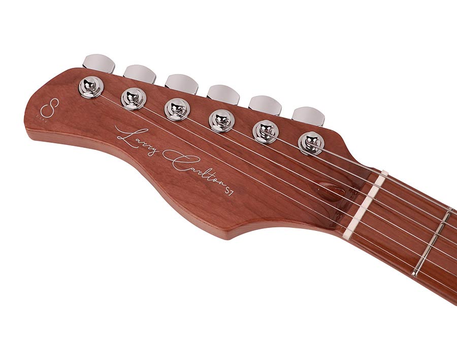 Sire S7FML Larry Carlton elektrische gitaar transparent black