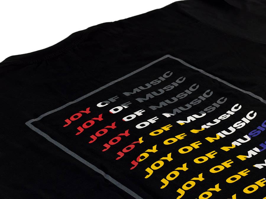t-shirt "Joy of Music" SIZE XXL (labeled 3XL), black