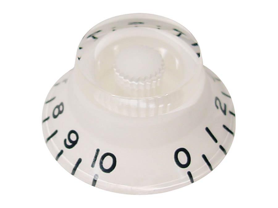bell knob, transparent white