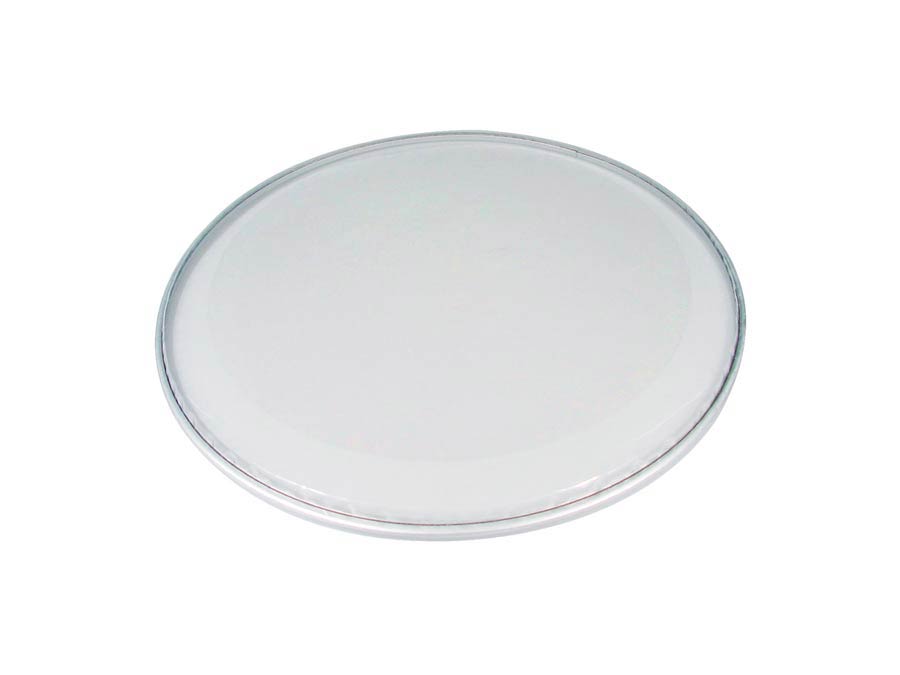 drum head, double head, clear, 16"