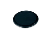 drum head, double head, black, 10"