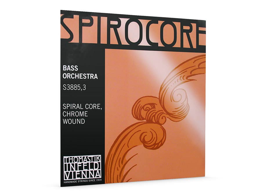 Thomastik-Infeld THS-3885-3 contrabassnaar D-2 3/4, 106cm, medium, spiraalkern, chroom