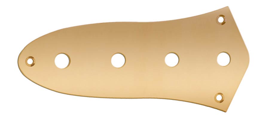Boston CP-JB-AG bedieningsplaat voor Jocker Bass-model – goud, inch-potmeters