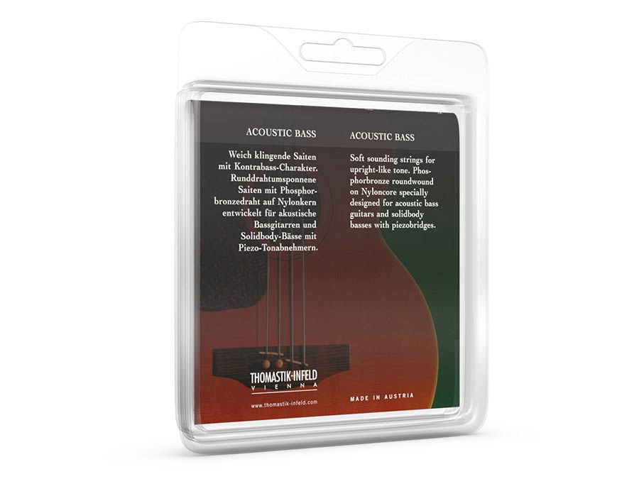 Thomastik-Infeld THAB-344 snarenset voor akoestische basgitaar, phosphor brons 041-053-068-086, longscale afbeelding 2