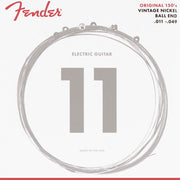 Fender snarenset elektrisch, pure nickel, medium: 011-014-018-025-038-048