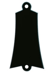 truss rod cover, black, 2 ply, black - white