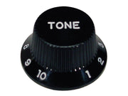 bell knob, Stallion, for inch type pot shaft, black, tone