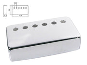 pickup cover, humbucker, pitch= 9,8mm, neck position, metal nickel