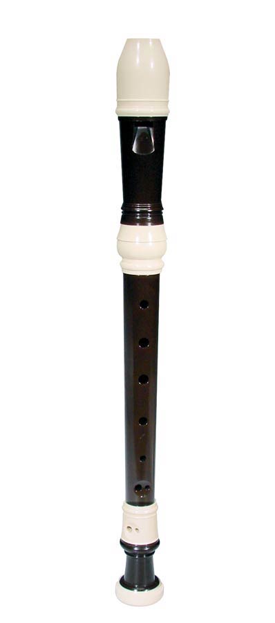 soprano recorder, key: C, ABS, brown-ivory, Baroque system