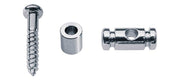 string retainer, cilinder model, height 9.0mm, with spacer and screw, chrome
