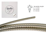 Boston FW-1329068 wide-jumbo fretdraad 5 meter – 1,3 × 2,9 mm