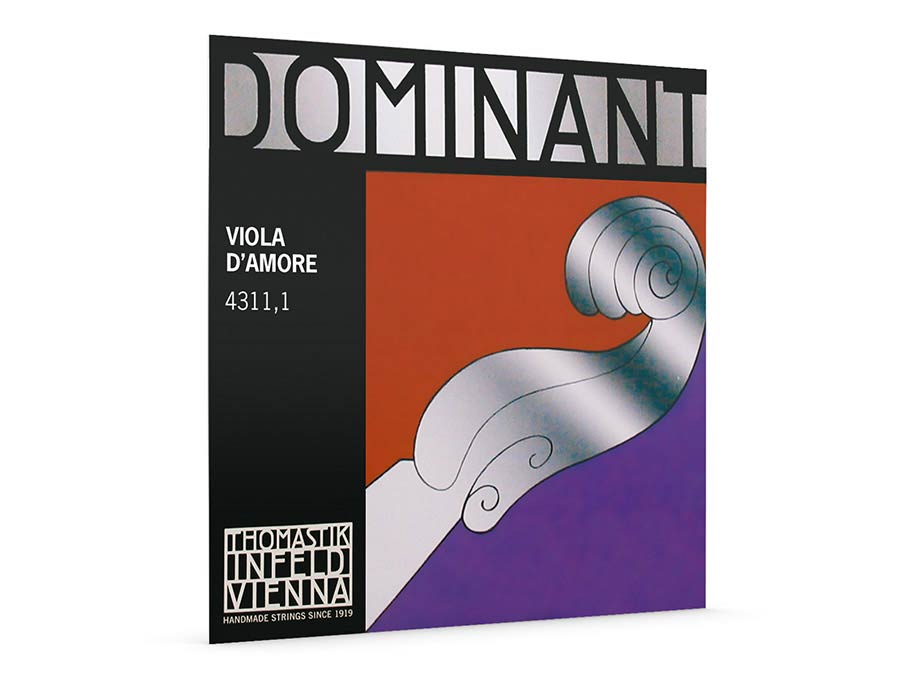 Thomastik-Infeld TH-4311-1 snaar voor viola d'amore D-1, aluminum flat wound, perlon core