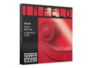Thomastik-Infeld TH-IR-100 Infeld Red snarenset voor viool 4/4, rood, vergulde E-1