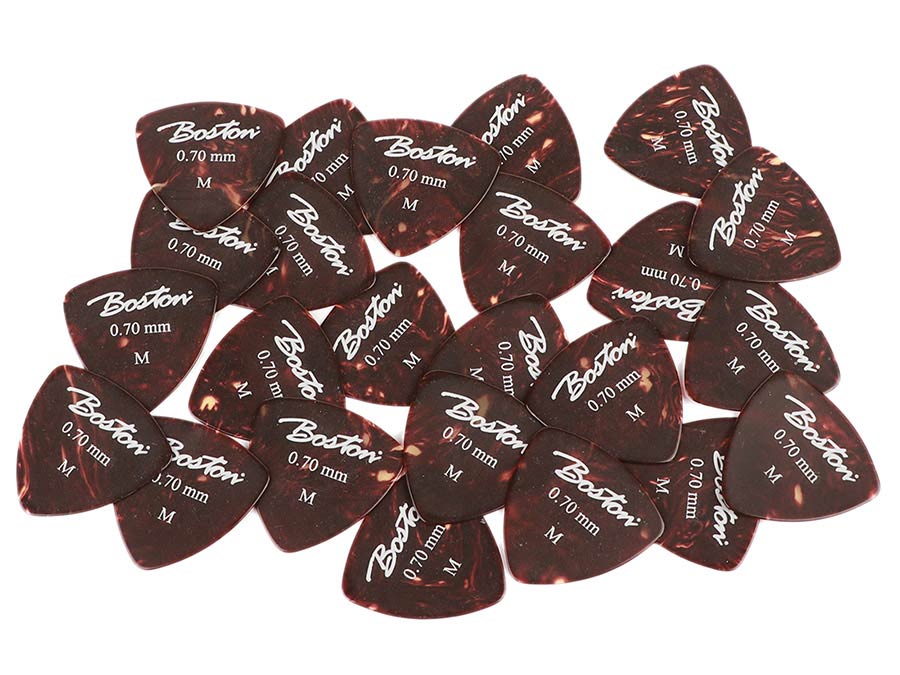 Boston PK-40-M Celluloid Plectrums 0,70 mm - 24 stuks