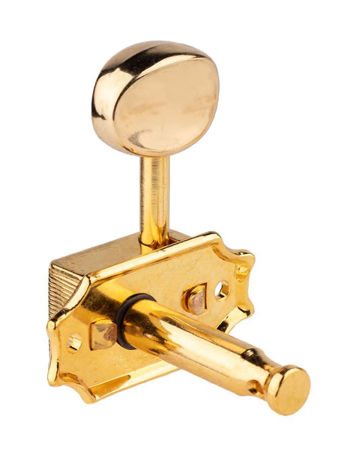 Boston 62-GLR stemmechanieken voor gitaar, goud, 3 links + 3 rechts, vintage-stijl, metalen knoppen