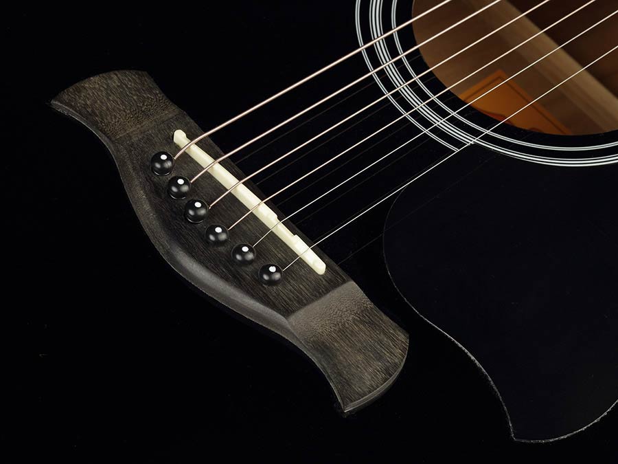 Richwood RD-12-BK Artist Series akoestische gitaar, dreadnought, zwart