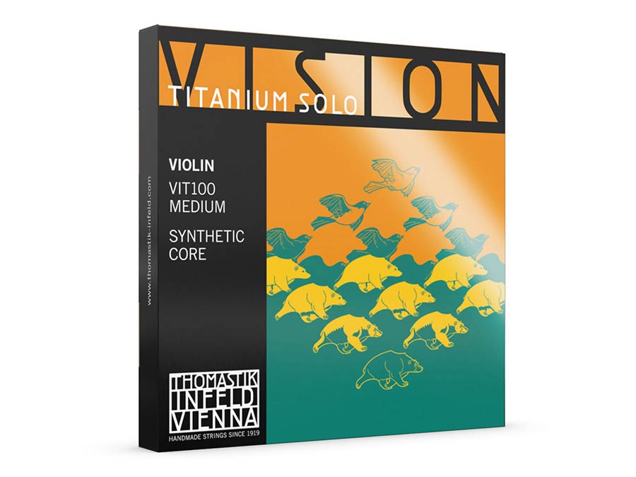 Thomastik-Infeld VIT-100 Vision Titanium snarenset voor viool 4/4, bestaande uit VIT-01, VIT-02, VIT-03 en VIT-04