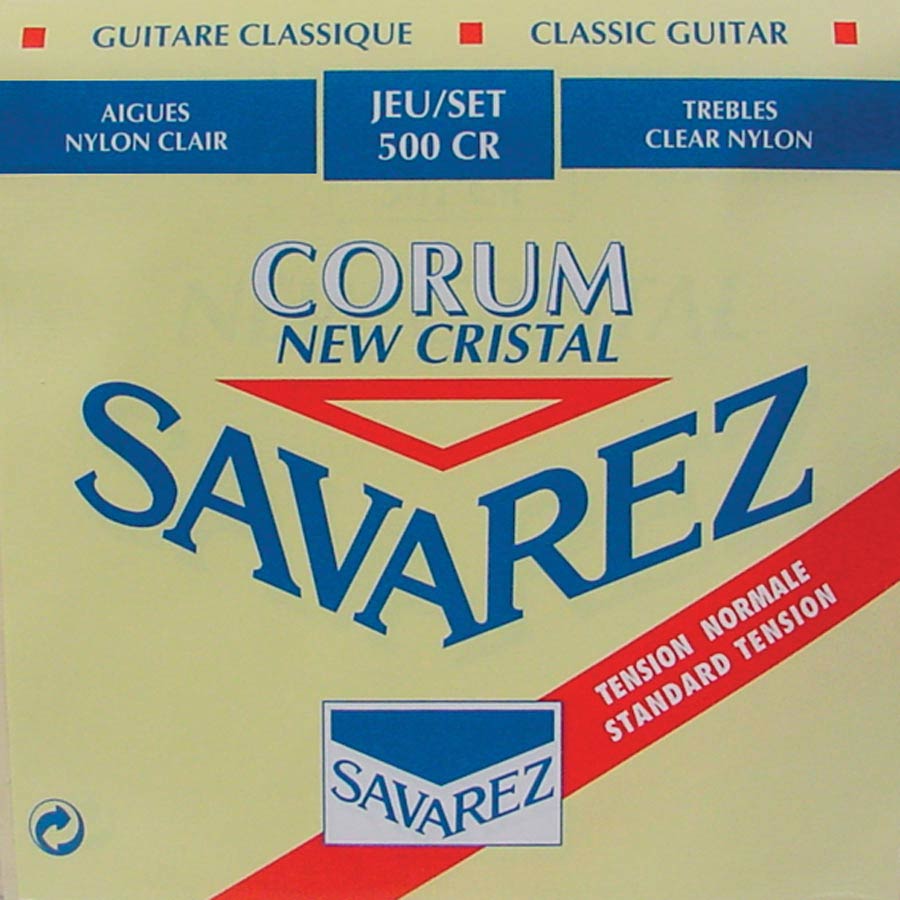Savarez 500CR New Cristal Corum snarenset voor klassieke gitaar – normale spanning