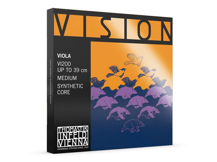 Thomastik-Infeld VI-200 snarenset voor altviool (36-39cm), bestaande uit TH-VI-21, TH-VI-22, TH-VI-23 en TH-VI-24