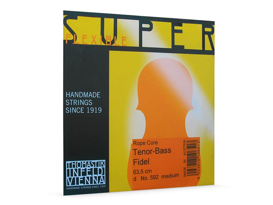 Thomastik-Infeld TH-592 D-2 naar voor tenor- / basvedel (fiddle), 63,5cm (vibr) kabelkern, chroom