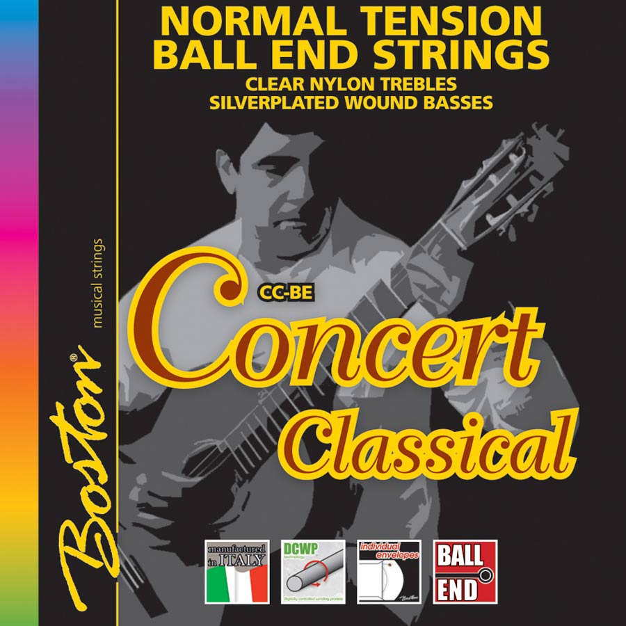 Boston CC-BE snarenset voor klassieke gitaar – normale spanning, ball ends