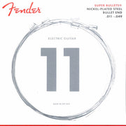 Fender snarenset elektrisch, nickel roundwound, medium: 011-014-018-028-038-049