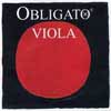 altvioolsnaar D-2, thick, in envelop, zilver