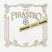 G-5 snaar voor diskantgamba (21 3/4), gut/silver-plated