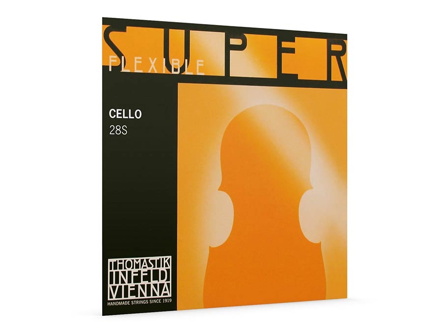 Thomastik-Infeld TH-28S cellosnaar G-3 4/4, zware spanning, kabelkern, chroom