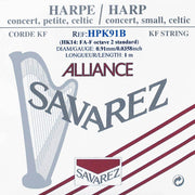 Savarez HPK91B Alliance harpsnaar voor kleine harp en concertharp 0,91 mm 1 m zwart