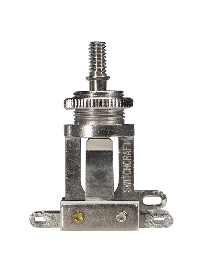 Switchcraft SW-210-N 3-weg tuimelschakelaar - nikkel, zonder knop