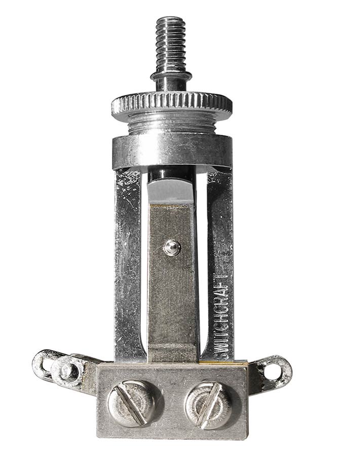 Switchcraft SW-250-N lange 3-weg tuimelschakelaar voor LP-model - nikkel