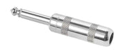 Switchcraft SC-280 rechte 6,35 mm mono jackplug - nikkel