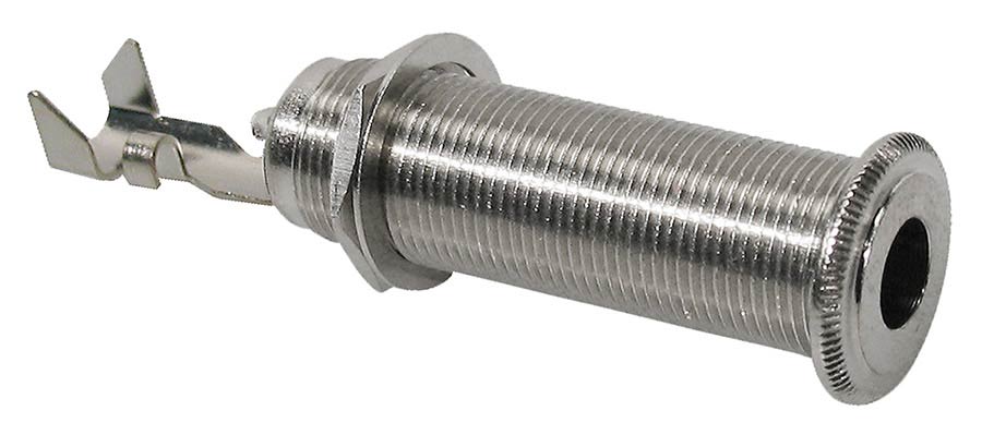 Switchcraft SC-151 6,35 mm mono jackbus voor dik paneel - nikkel
