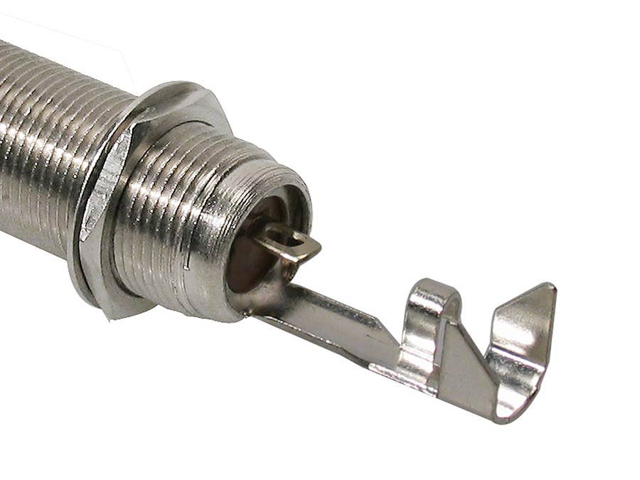 Switchcraft SC-151 6,35 mm mono jackbus voor dik paneel - nikkel