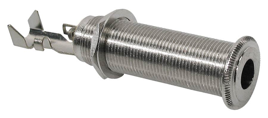 Switchcraft SC-152B 6,35 mm stereo jackbus voor dik paneel - nikkel