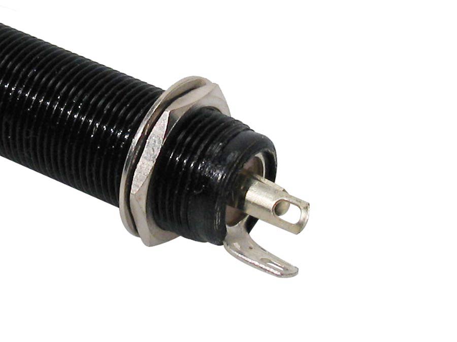 Switchcraft SC-155 6,35 mm stereo jackbus voor dik paneel - zwart