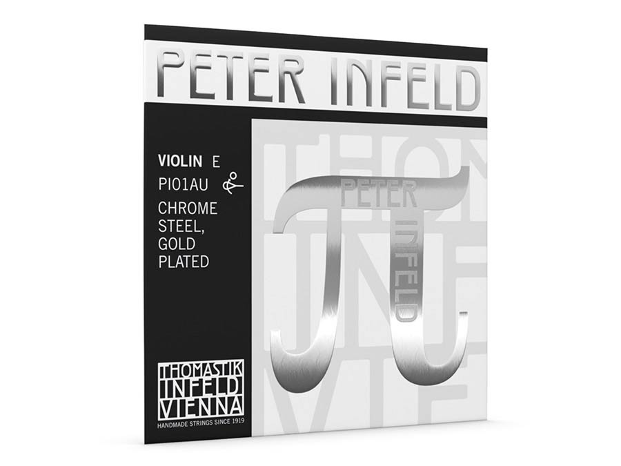 Thomastik-Infeld THPI-01AU vioolsnaar E-1 4/4, aluminium verguld chroomsteel