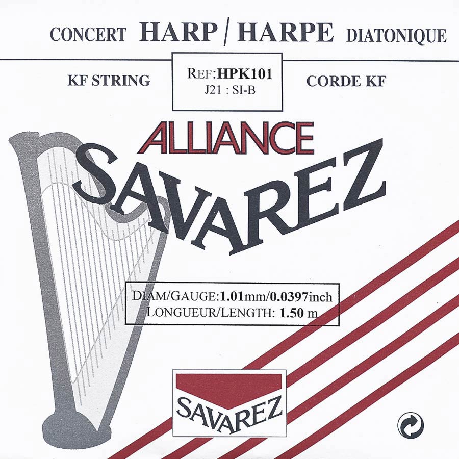 Savarez HPK101 Alliance harpsnaar voor kleine harp en concertharp 1,01 mm 1,50 m