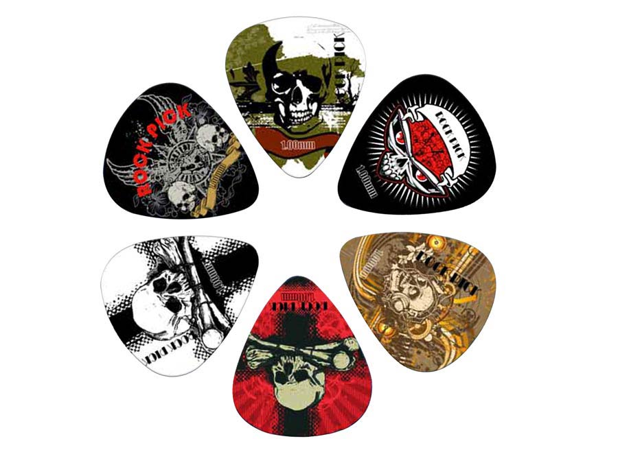 Boston BRP6-100 Celluloid Plectrumset 1,00 mm - 6 stuks