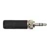 Switchcraft SC-35HDLBN vergrendelbare 3,5 mm stereo mini-jackplug - 6,4 mm kabelinvoer, zwart