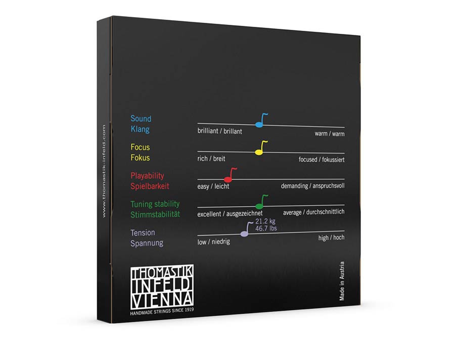 Thomastik-Infeld TH-135 Dominant snarenset voor viool 4/4, medium, bestaande uit TH-130, TH-131, TH-132 en TH-133 afbeelding 2